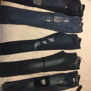 Lot of 5 Fashion Nova skinny Jeans size 11